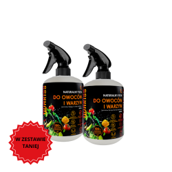 Zestaw 2x naturalny płyn Quariss do mycia owoców i warzyw