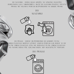 Perfumy do pralek i suszarek o świeżym zapachu