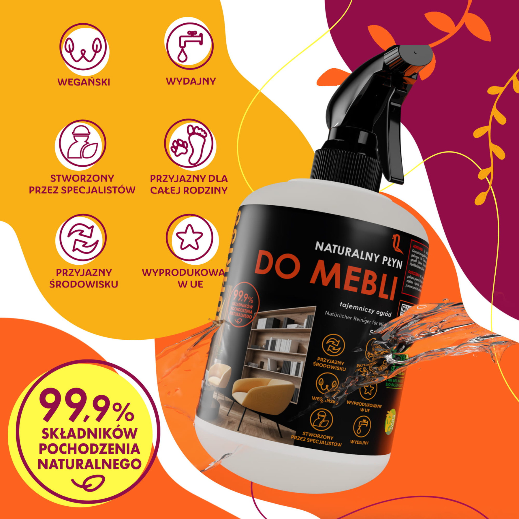 Płyny do czyszczenia mebli